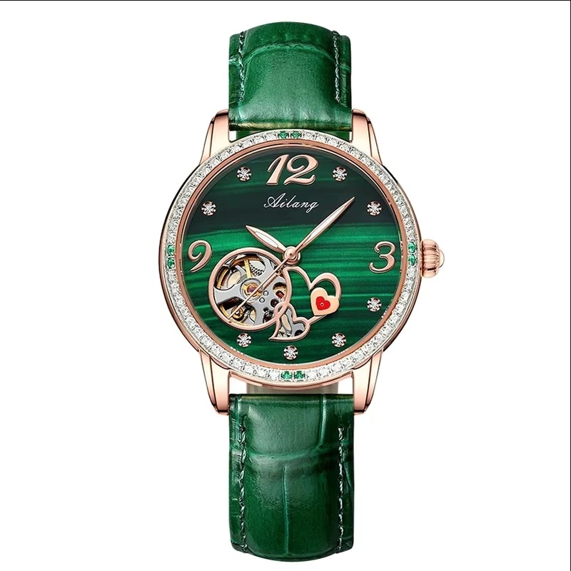 Luxury Watch Green Dial - AILANG, orologio da polso meccanico automatico