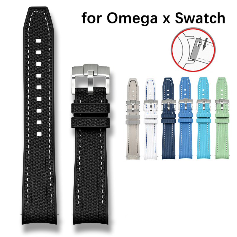 Luxury Watch Omega - Cinturino in Silicone Liquido per Omega