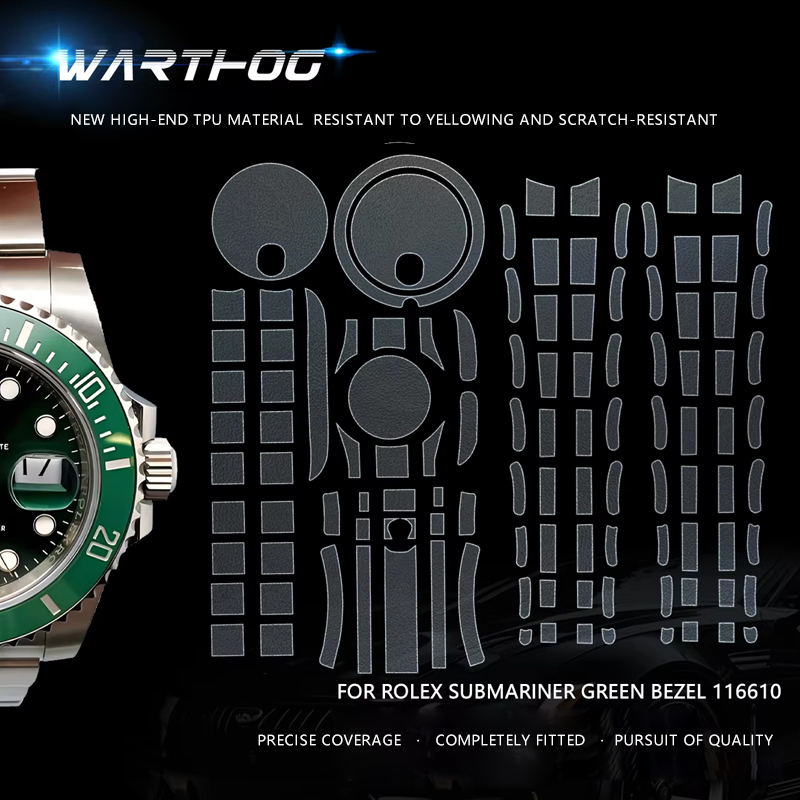 Luxury Watch Black - Adatto per Rolex Submariner 116613 Pellicola