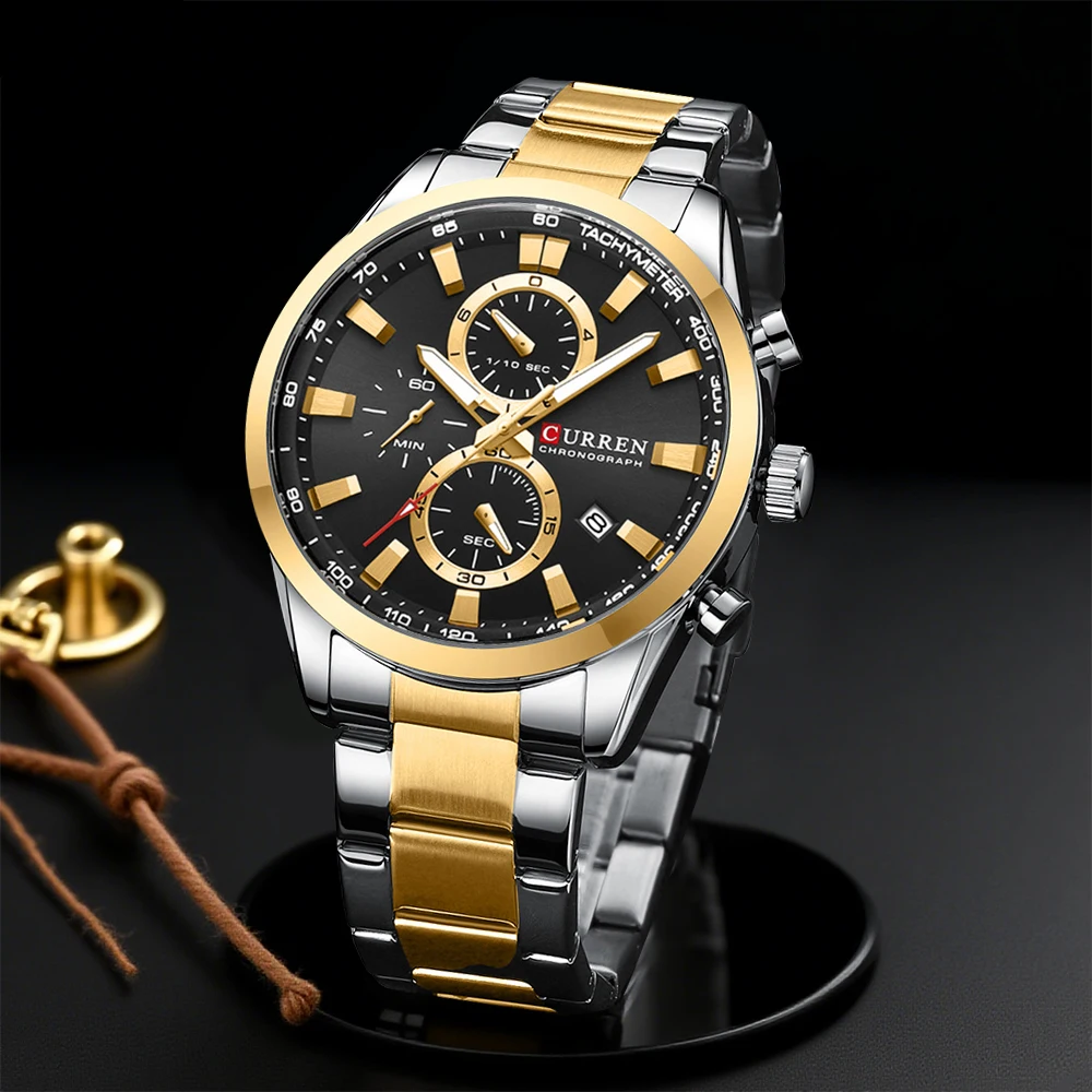 Luxury Watch Kit - CURREN Casual Quarzo Crono Orologi sportivi