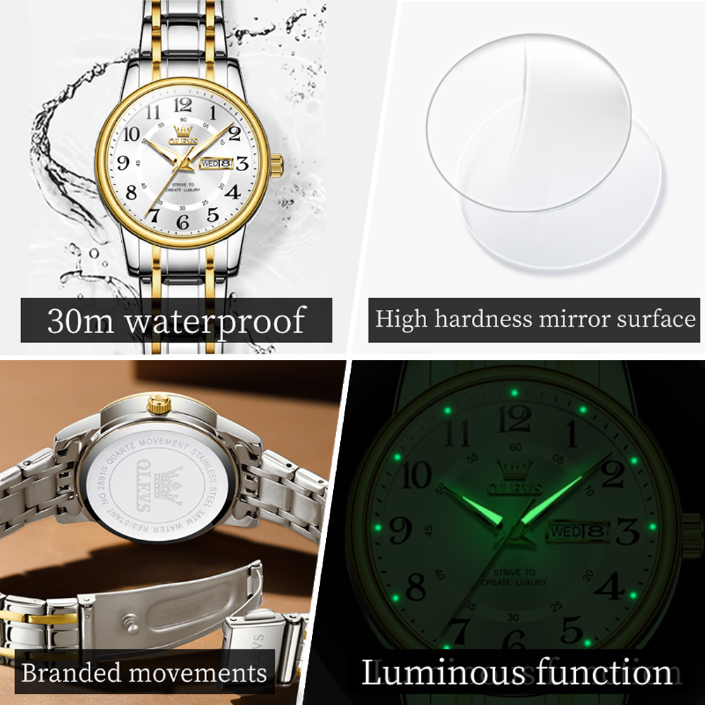 OLEVS 2891 Orologi da donna di - Luxury Watch Kit recensione e prezzo