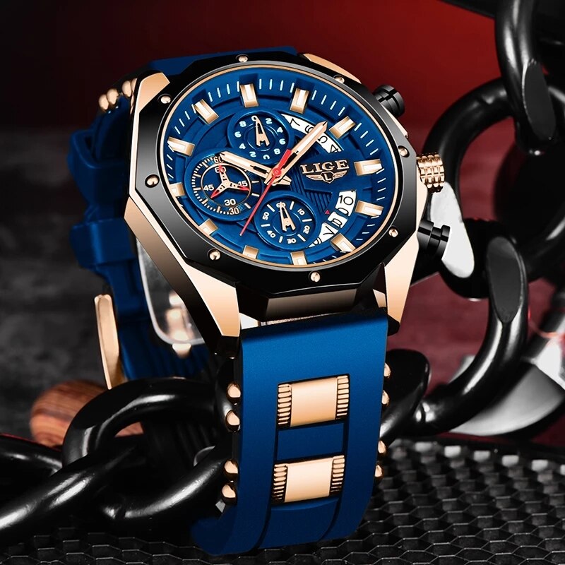 LIGE Moda Uomo Orologi Top Bra - Luxury Watch Exhibition recensione e prezzo