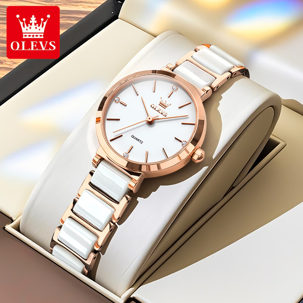 OLEVS Orologio da donna 5877 O - Luxury Watch Case Travel recensione e prezzo