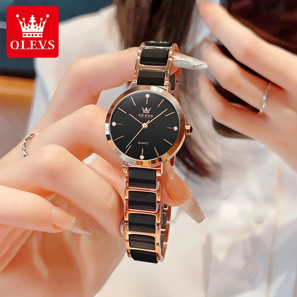 OLEVS Orologio da donna 5877 O - Luxury Watch Case Travel recensione e prezzo