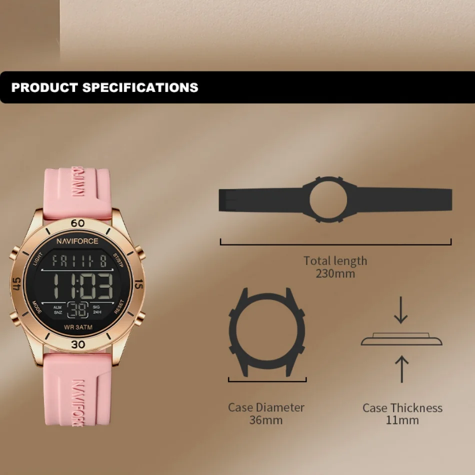 NAVIFORCE Orologio da donna Mo - Luxury Watch Black recensione e prezzo