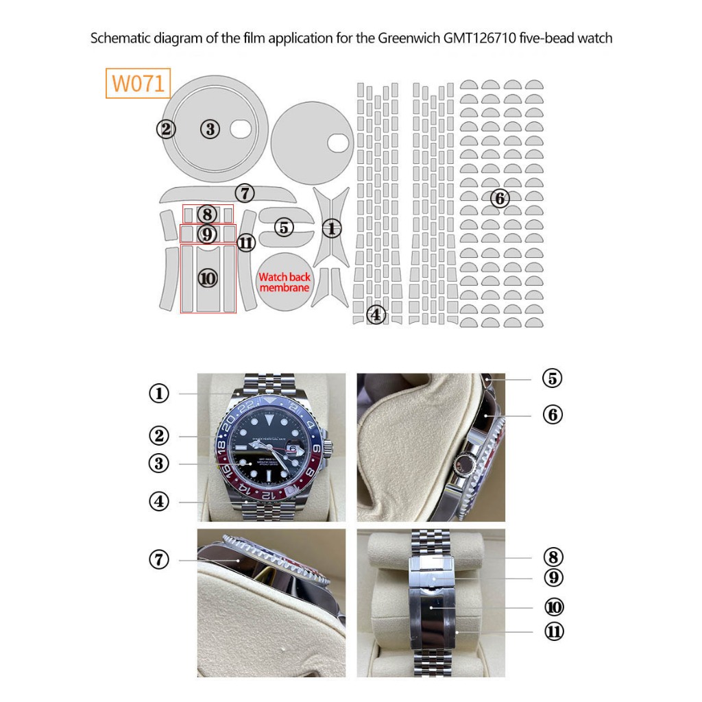 Pellicola Protettiva per Rolex - Luxury Watch Black recensione e prezzo