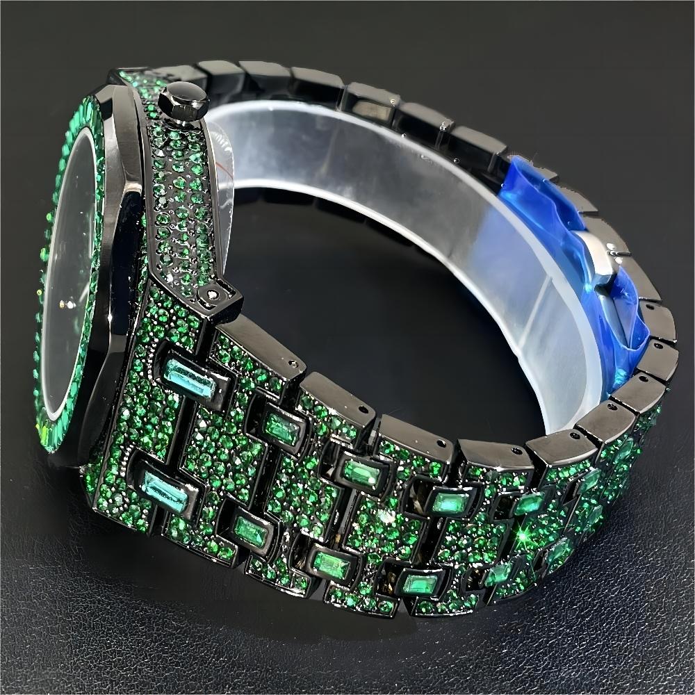 2024 Hip Hop Verde Diamante Wa - Luxury Watch Green Dial recensione e prezzo
