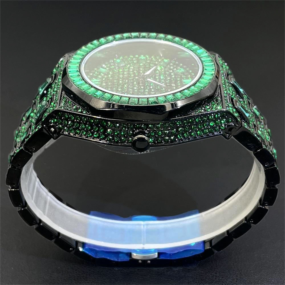 2024 Hip Hop Verde Diamante Wa - Luxury Watch Green Dial recensione e prezzo