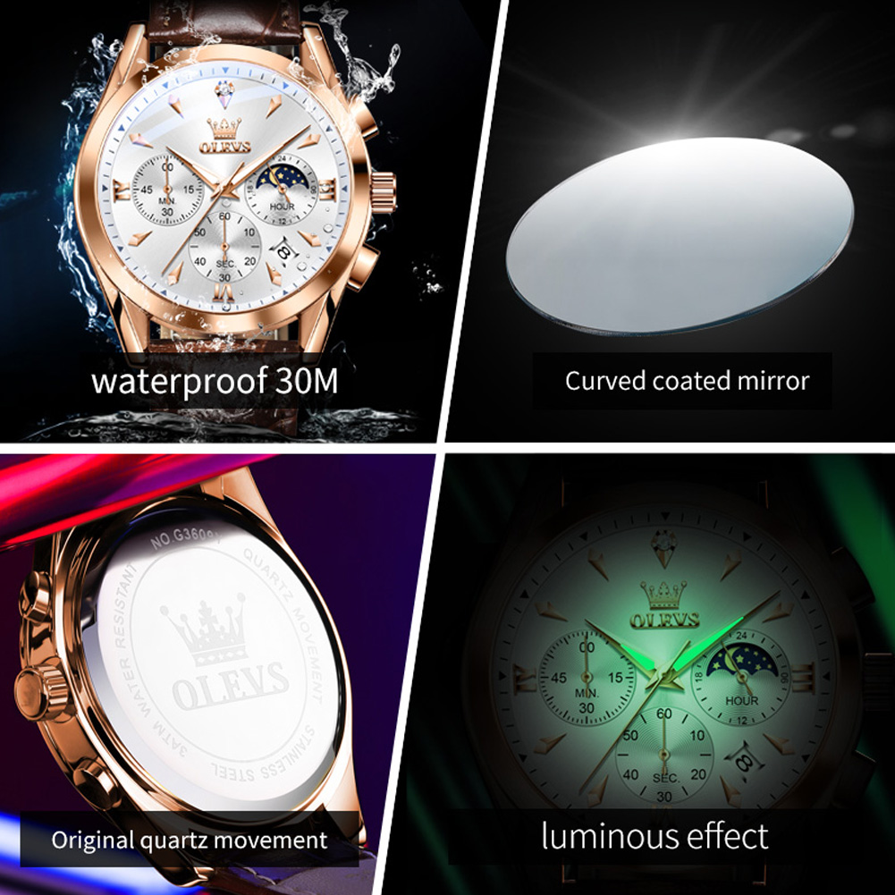 OLEVS Brand New Fashion Orolog - Luxury Watch Exhibition recensione e prezzo